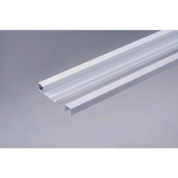 アルグリッド ワンタッチ式アルミサッシ アルグリッド Aタイプ 3650x40x12mm ホワイト 01WHT3650-02 1本