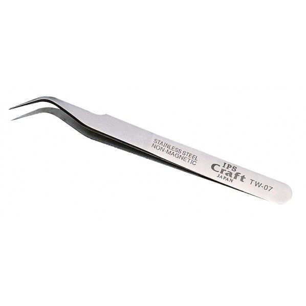 IPS Craft ピンセット超精密アングル 120mm TW-07 1個