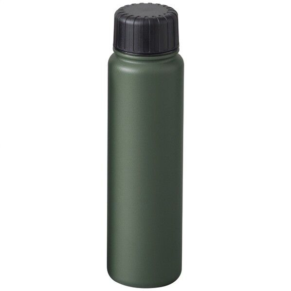炭酸兼用真空断熱ステンレスボトル500ml カーキグレー