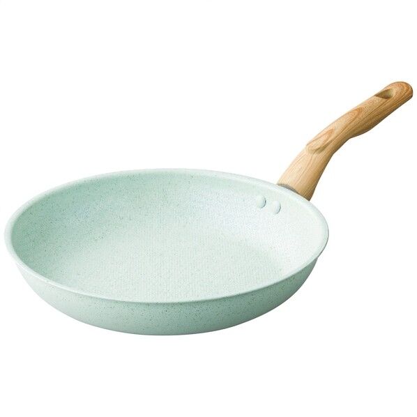 ヒスイ&ダイヤモンドWストーンフライパン28cm