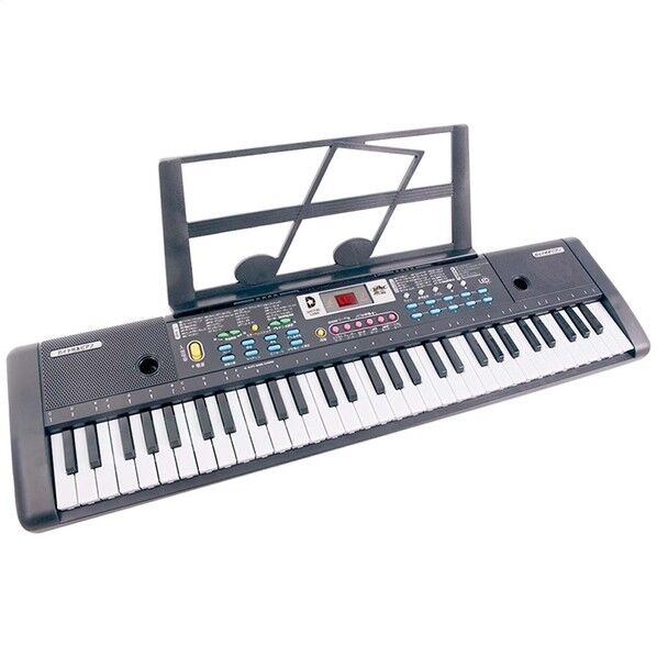 デジタルランド 61鍵盤ガイド機能付電子キーボード 78.5×6.5×20.3cm DL-YU330 1点
