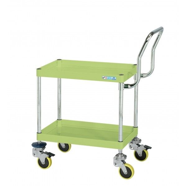 CSパールワゴン(中量タイプ/帯電防止ウレタン車/H645/2段/振動吸収キャスター付)