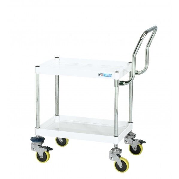 CSパールワゴン(中量タイプ/帯電防止ウレタン車/H645/2段/振動吸収キャスター付）