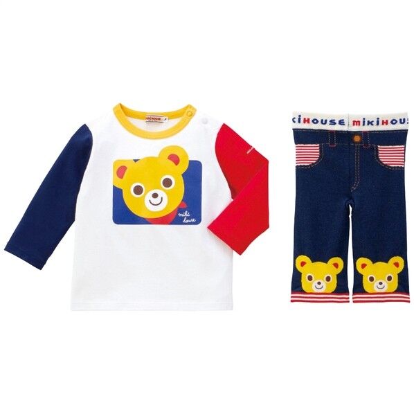 Tシャツ&スパッツセット 黄