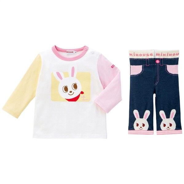 Tシャツ&スパッツセット ピンク