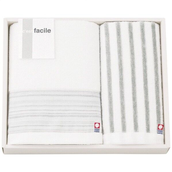 ファシール フェイス・ウォッシュタオルセット 29.3×24.3×5cm FCL-200N 1点
