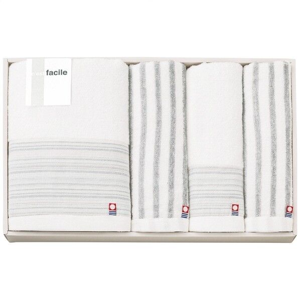 ファシール タオルセット 42.3×27.4×5cm FCL-600 1点