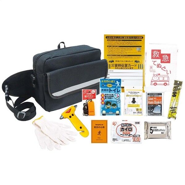 エピオス 車載用防災13点セット 38×24×11cm DR-50 1点