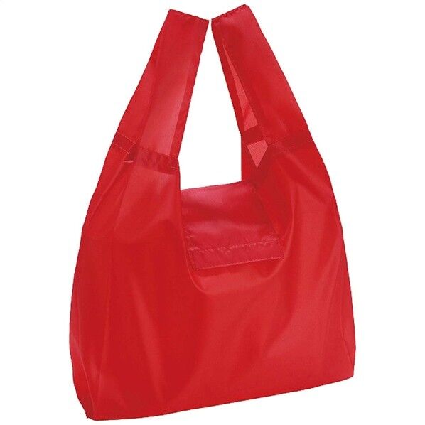 ポケッタブルバッグ レッド