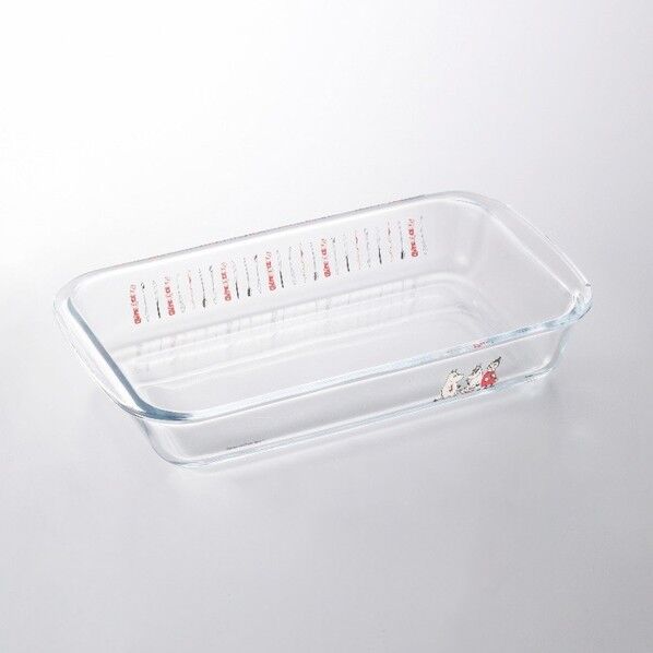 スケーター オーブン耐熱ガラス皿1.5l ムーミン 30.5×18.5×5.5cm GCD2/545856 1点