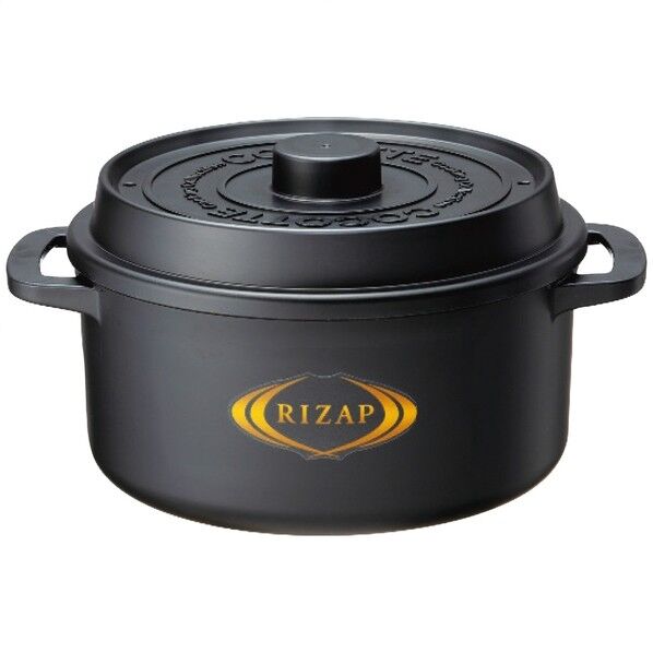 RIZAP ココット風電子レンジ用鍋 21.1×17.5×12cm MWCP2/571701 1点