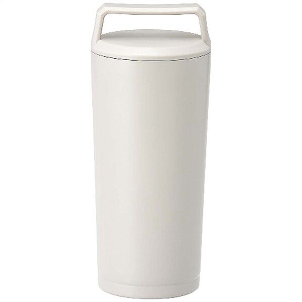 ハンドル付ステンレスタンブラー360ml グレージュ