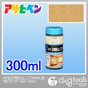 水性日焼防止ニス 透明(クリヤ) 300ml 1点