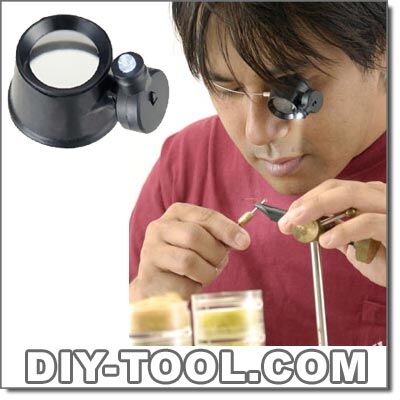 ライト付精密単眼ルーペ(ワイヤータイプ)5倍 EY-5L 1点