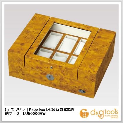 木製時計6本収納ケース LU50006RW 1