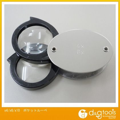 x4/x6/x10ポケットルーペ EA756B-4 1