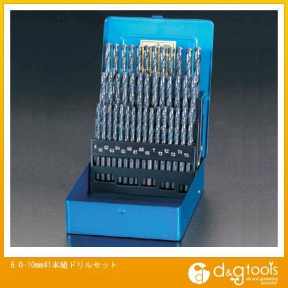6.0-10mm41本組ドリルセット EA824BD-41 1