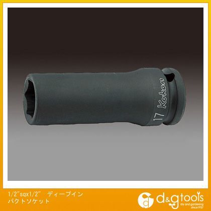 ディープインパクトソケット 1/2 sq×1/2 EA164DG-104 1