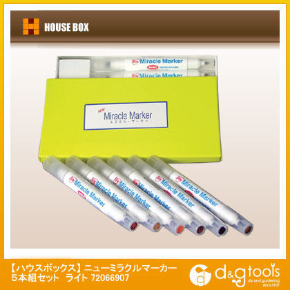 ニューミラクルマーカー5本組セットライト 72066907 1本