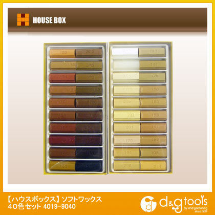 ソフトワックス40色セット 4019-9040 1点