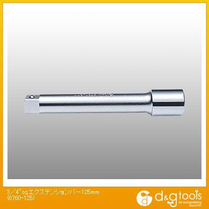 19mm差込 エクステンションバー 全長125mm 6760-125