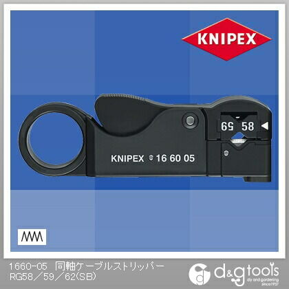 同軸ケーブルストリッパーRG58/59/62(SB) 1660-05