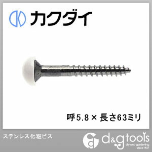 ステンレス化粧ビス 呼5.8×長さ63ミリ 0232-5.8×63 1点