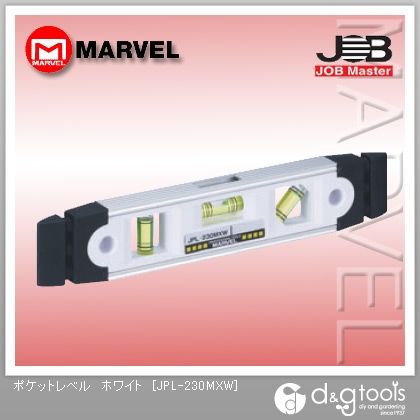 ポケットレベル ホワイト JPL-230MXW 1点
