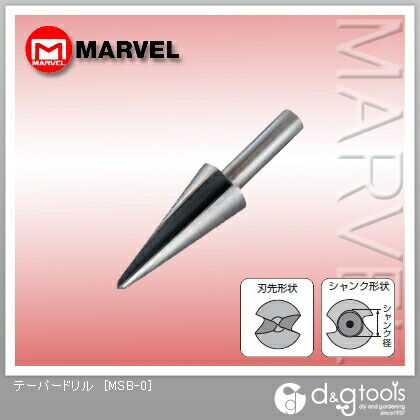 テーパードリル