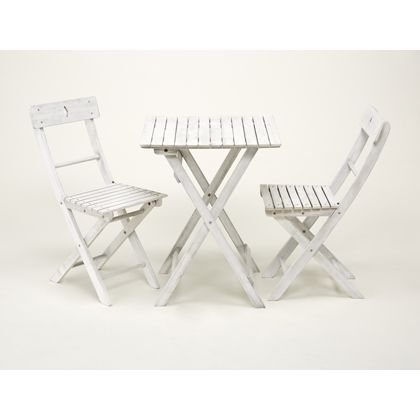 ミニテーブル・チェア3点セット AC-MT58AW 1点