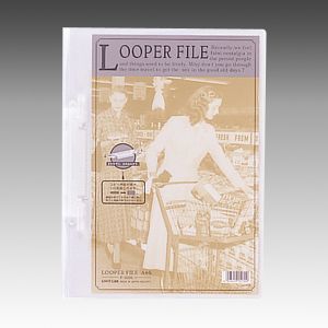 ルーパーファイル A4・S 乳白 225mm×6mm×300mm F-3006 1冊