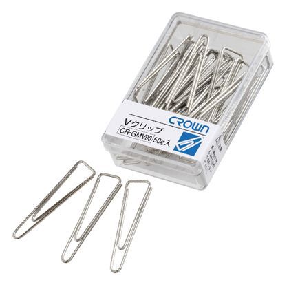 Vクリップ シルバー 極大 CR-GMV00-SL 1個