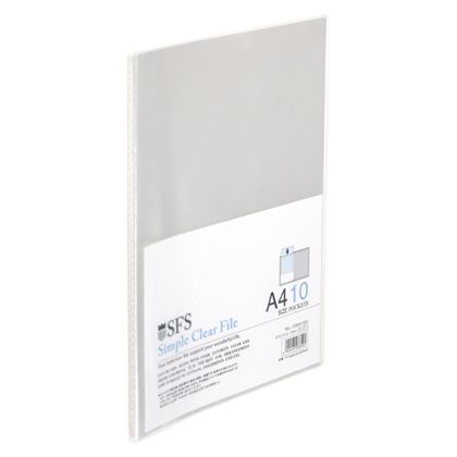 A4ファイル10 クリアー 109991000 1冊