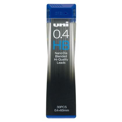 ユニシャープ芯ナノダイヤ 0.4mmHB