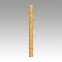 竹尺両目 30cm J-T30R 1点