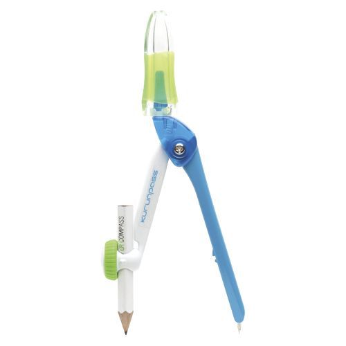 スーパーコンパス くるんパス 鉛筆用 青 142mm SK-767-B 1