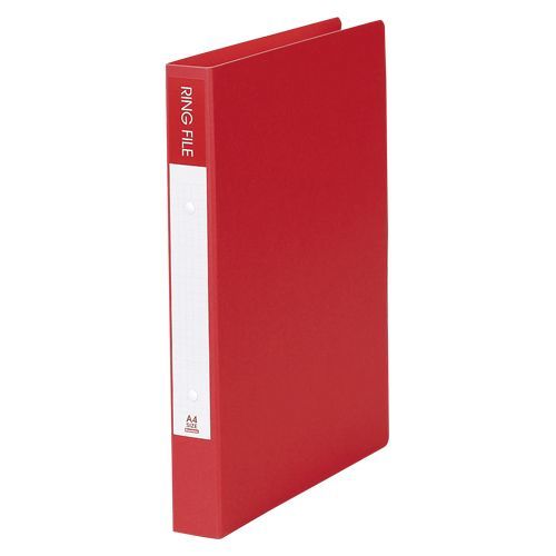 紙製リングファイル レッド SRF-A4-R 1