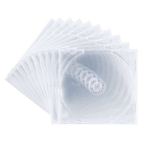 DVD・CDケース(ー) クリア FCD-PN10C 1