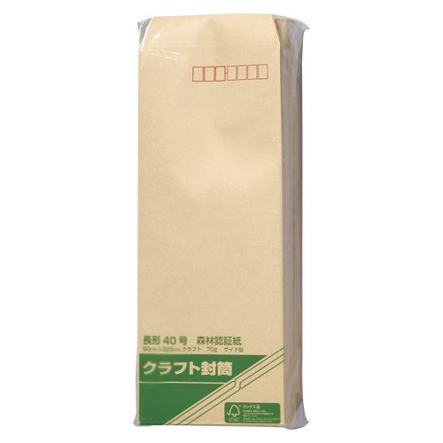 森林認証紙長40枠付70g 521 1