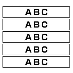 ラミネートラベルプリンター用 HGeテープ(PTシリーズ用)