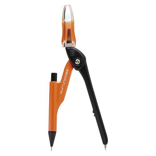 Sコンパスくるんパスシャープ 橙 SK-784-OR 1