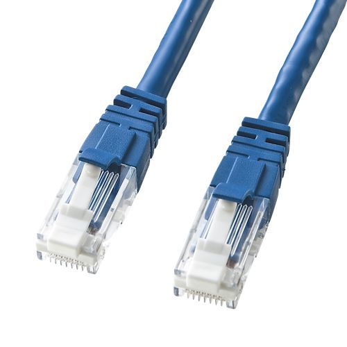 つめ折れ防止カテゴリ6LANケーブル KB-T6TS-03BL 1