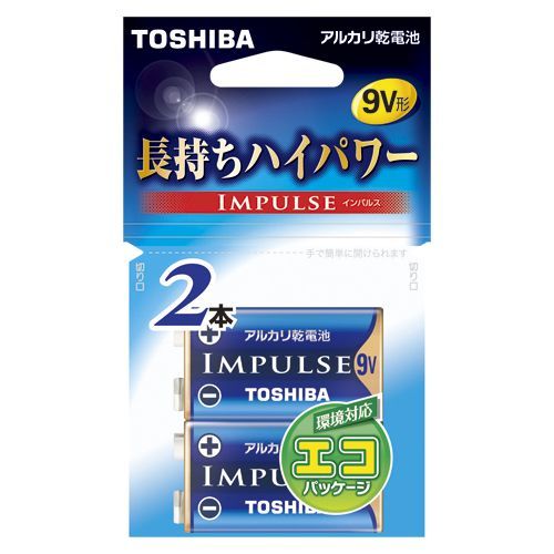 東芝 インパルス単9V2本エコパッケージ 6LF22H 2EC...