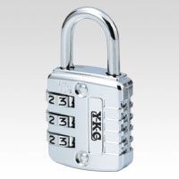 フリーダイヤル錠 クローム 120-31-C 1