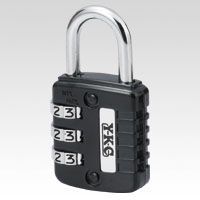 フリーダイヤル錠 31mm 3段 #120 ブラック 120-31-B 1