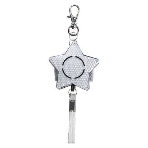 防犯ブザー反射 ホワイト GE035W 1