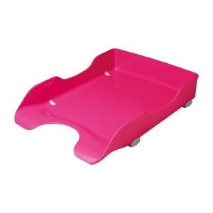 デスクトレーピンク 桃 257×65×350mm DA-245-P 1