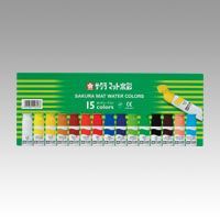マット水彩15色 ポリチューブ入 12ml MW15PE 1
