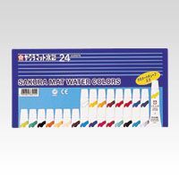マット水彩24色ラミネートチューブ入 5ml EMW24 1