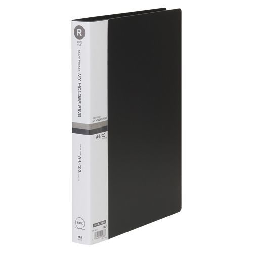 マイホルダーリングA4縦30穴 黒 MR-142-01 1